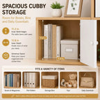 Minimalist Locking Wood Storage Cabinet Series With Shelves