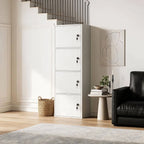 Minimalist Locking Wood Storage Cabinet Series With Shelves