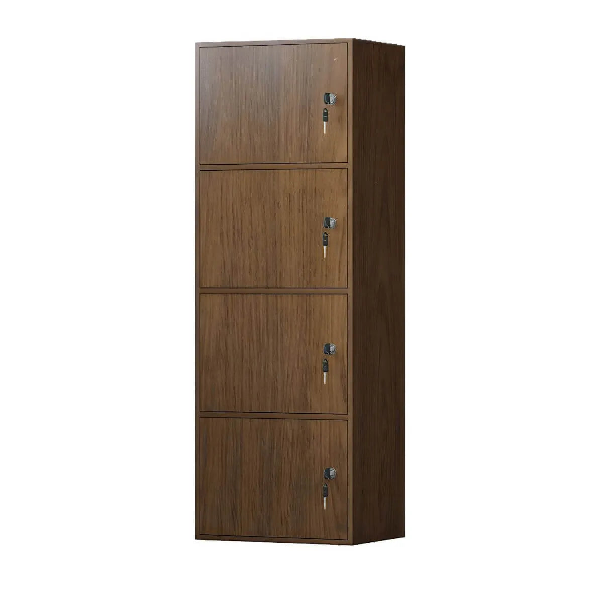 Minimalist Locking Wood Storage Cabinet Series With Shelves