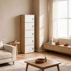 Minimalist Locking Wood Storage Cabinet Series With Shelves