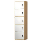 Minimalist Locking Wood Storage Cabinet Series With Shelves