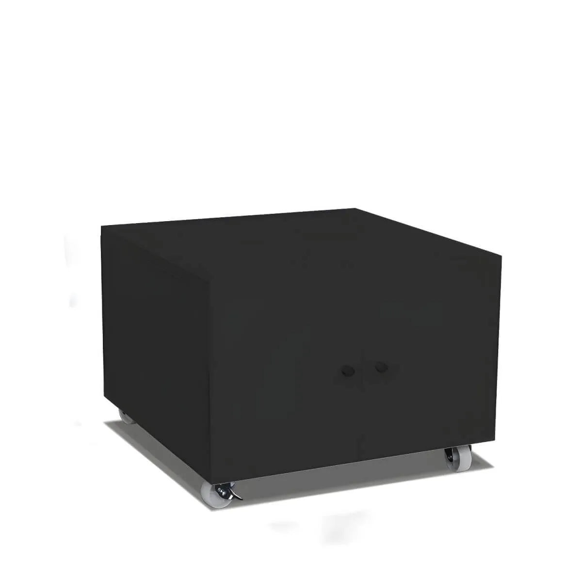 Minimalist Metal Rolling Storage Cabinet With Shelves and Doors