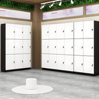 Minimalist Modular Storage Armoire Cabinet With Locking Doors