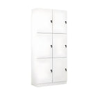 Minimalist Modular Storage Armoire Cabinet With Locking Doors