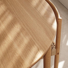 Minimalist Round Table with Comfortable Nesting Chairs