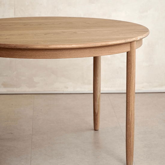 Minimalist Round Table with Comfortable Nesting Chairs