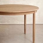 Minimalist Round Table with Comfortable Nesting Chairs