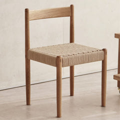 Minimalist Round Table with Comfortable Nesting Chairs