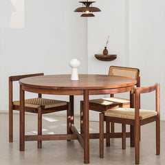 Minimalist Round Table with Comfortable Nesting Chairs Main Product Image