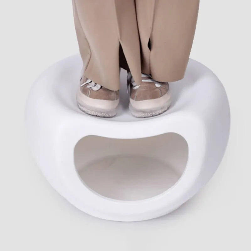 Minimalist Stackable Cat House Stool in Matte PP for Shared Spaces