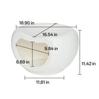 Minimalist Stackable Cat House Stool in Matte PP for Shared Spaces