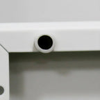 Minimalist Steel Rolling Storage Cabinet With Shelves for Office
