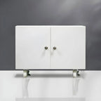 Minimalist Steel Rolling Storage Cabinet With Shelves for Office