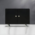 Minimalist Steel Rolling Storage Cabinet With Shelves for Office