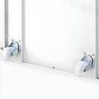 Minimalist Steel Rolling Storage Cabinet With Shelves for Office