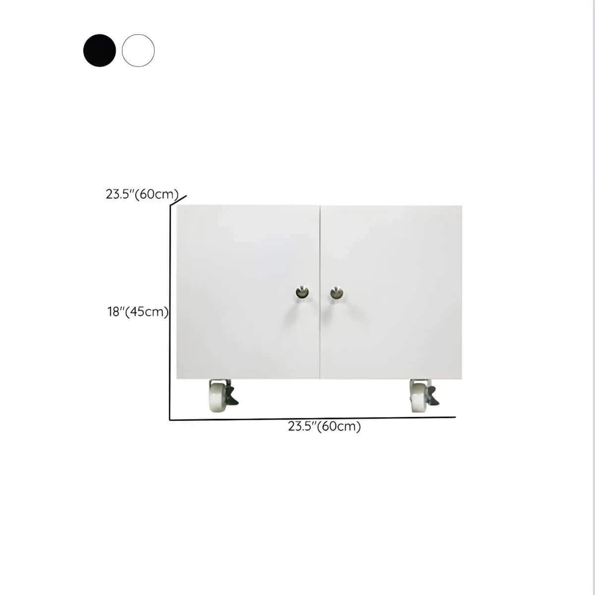 Minimalist Steel Rolling Storage Cabinet With Shelves for Office Dimensions