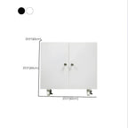 Minimalist Steel Rolling Storage Cabinet With Shelves for Office Dimensions