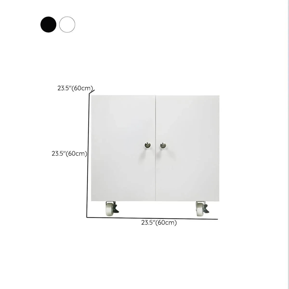 Minimalist Steel Rolling Storage Cabinet With Shelves for Office Dimensions