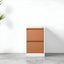Minimalist Steel Vertical File Cabinet With Locking Drawers