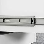 Minimalist Steel Vertical File Cabinet With Locking Drawers