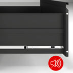 Minimalist Steel Vertical File Cabinet With Locking Drawers