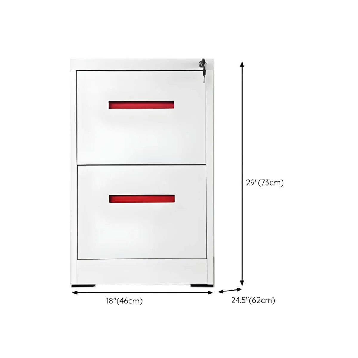 Minimalist Steel Vertical File Cabinet With Locking Drawers Dimensions
