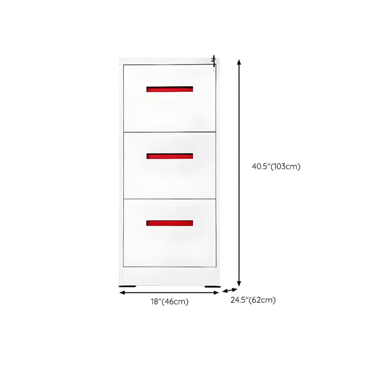 Minimalist Steel Vertical File Cabinet With Locking Drawers Dimensions