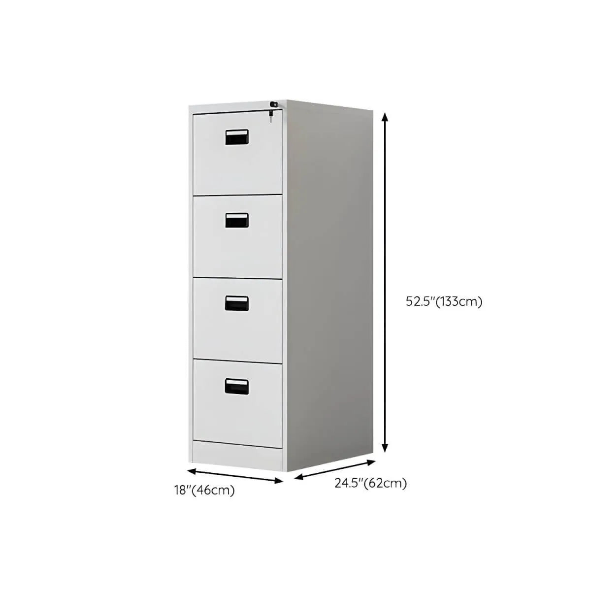 Minimalist Steel Vertical File Cabinet With Locking Drawers Dimensions