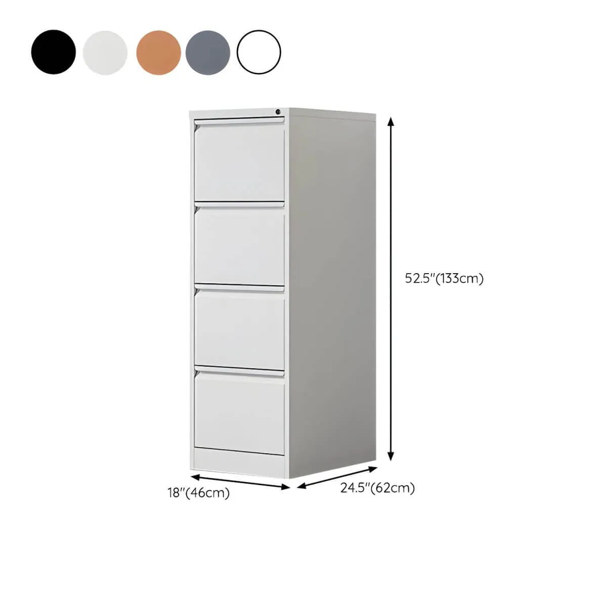 Minimalist Steel Vertical File Cabinet With Locking Drawers Dimensions