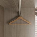 Minimalist Two-Tone Wood Wardrobe Armoire With Drawers