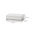 Minimalist White Desktop File Cabinet With Drawers and Top Storage Dimensions