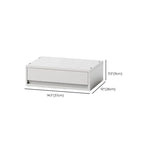 Minimalist White Desktop File Cabinet With Drawers and Top Storage Dimensions