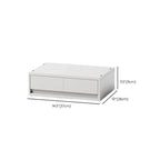 Minimalist White Desktop File Cabinet With Drawers and Top Storage Dimensions