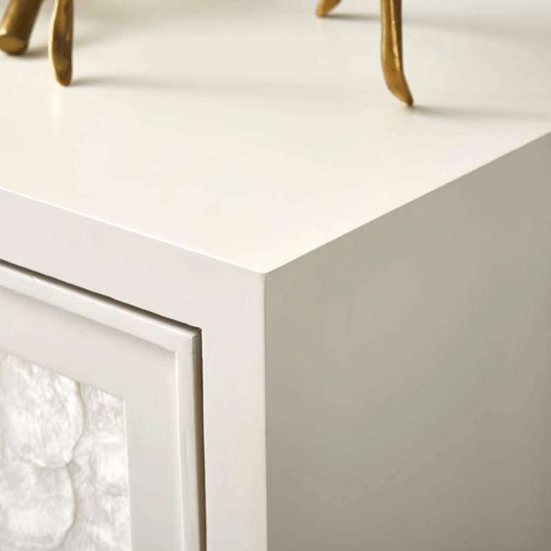 Minimalist White Shoe Cabinet With Two/Three Doors
