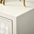 Minimalist White Shoe Cabinet With Two/Three Doors