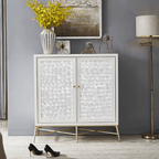 Minimalist White Shoe Cabinet With Two/Three Doors Main Product Image