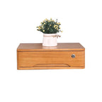 Minimalist Wood Filing Cabinets With Locking Drawers and Shelf
