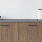 Minimalist Wood Lateral File Cabinet With Shelves And Drawers