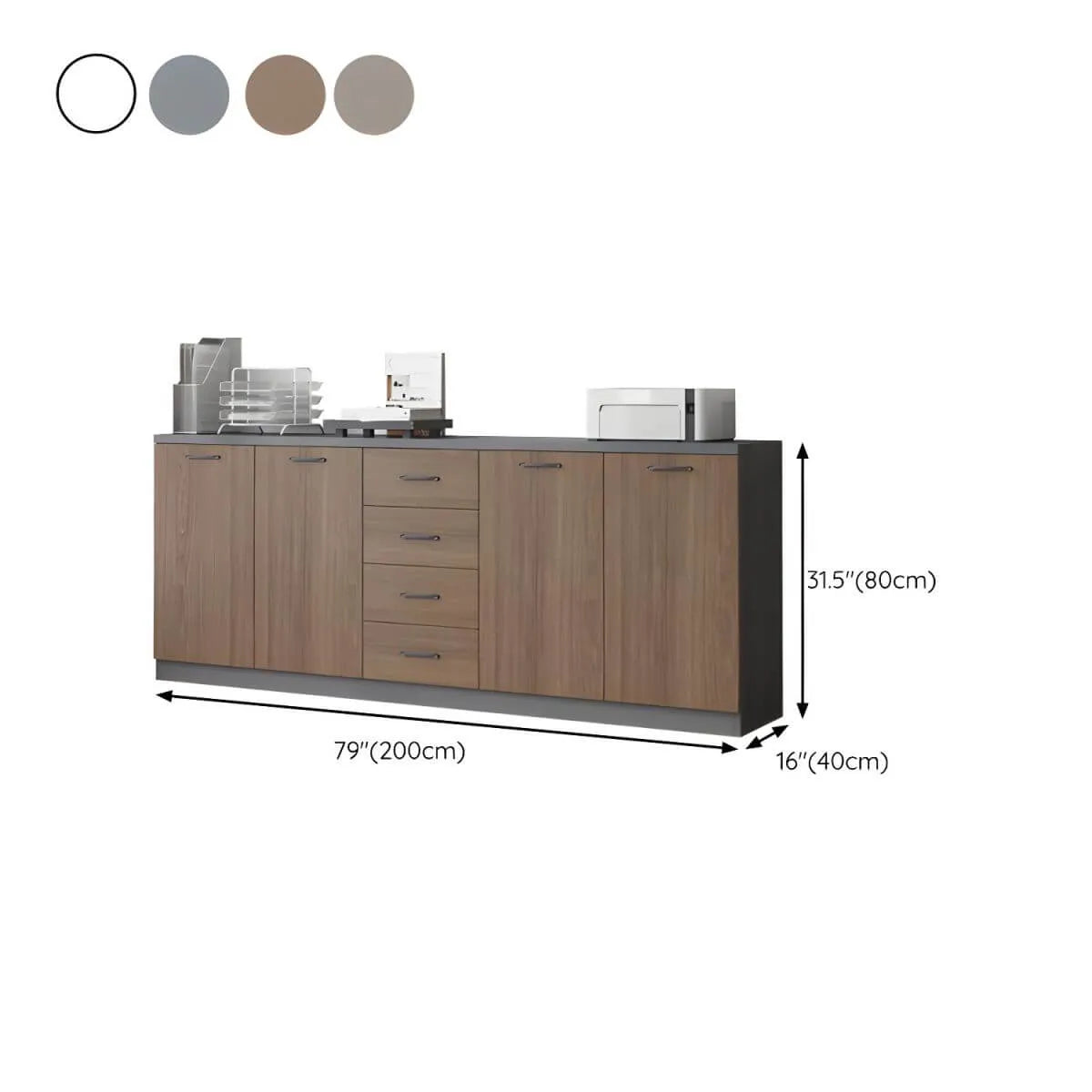 Minimalist Wood Lateral File Cabinet With Shelves And Drawers Dimensions