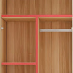 Minimalist Wood Wardrobe Armoire with Soft-Close Storage