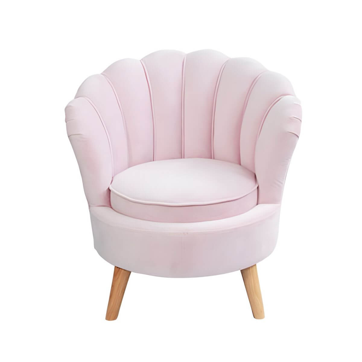 Mint Green and Pink Upholstered Club Ottoman for Kids' Playroom