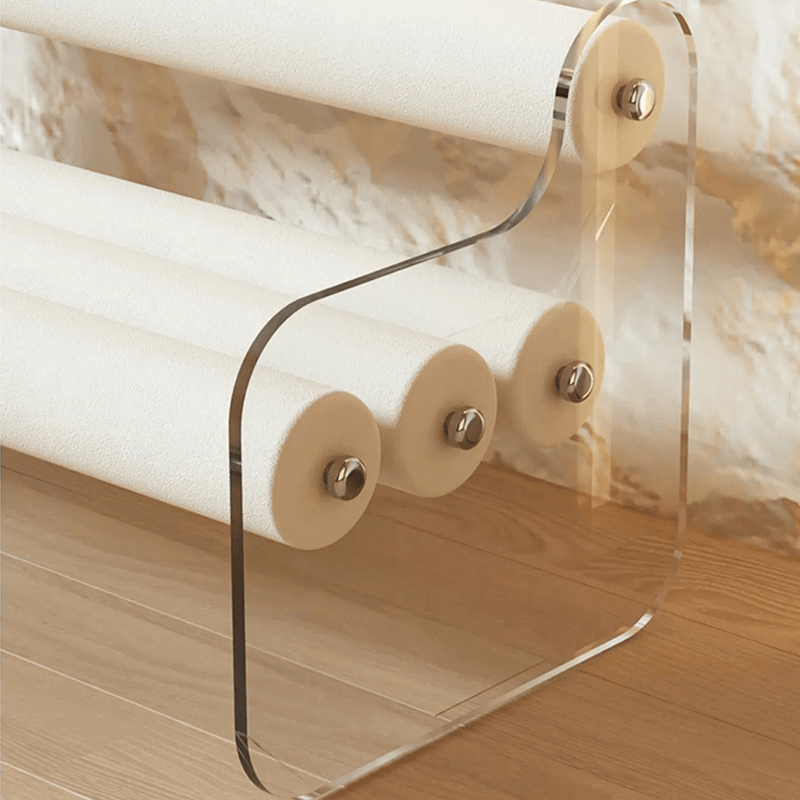 Modern Acrylic & Velvet Sofa, Multi-color Options