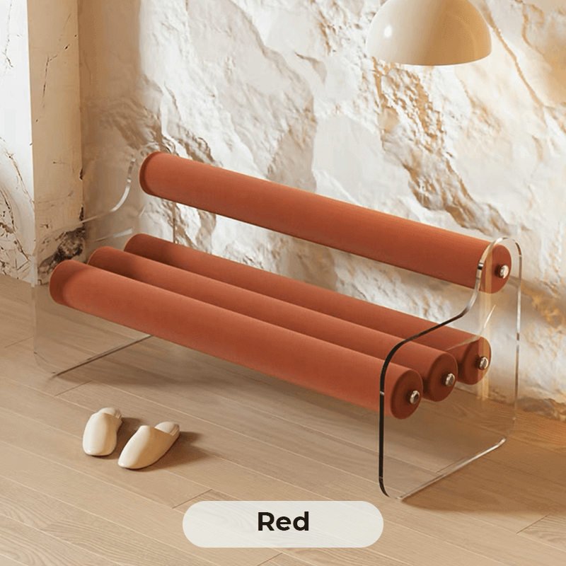 Modern Acrylic & Velvet Sofa, Multi-color Options