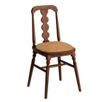 Modern Armless Side Chair with Slatted Back in Linen or Velvet