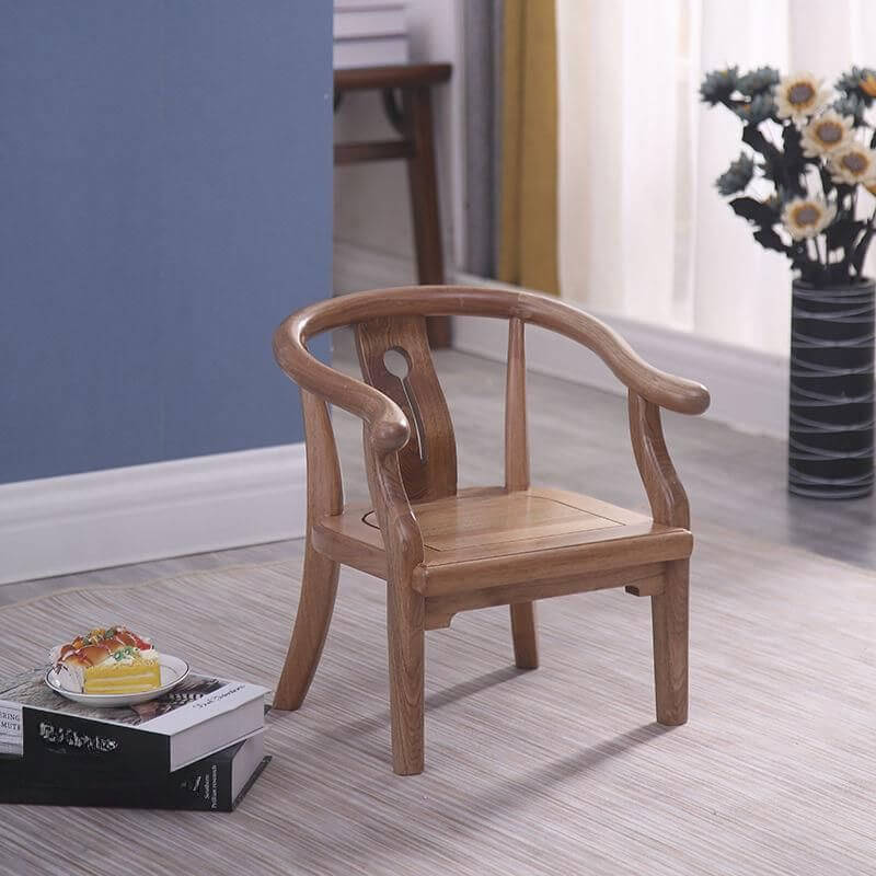 Modern Beige Wooden Chair for Kids - Stylish & Functional Design