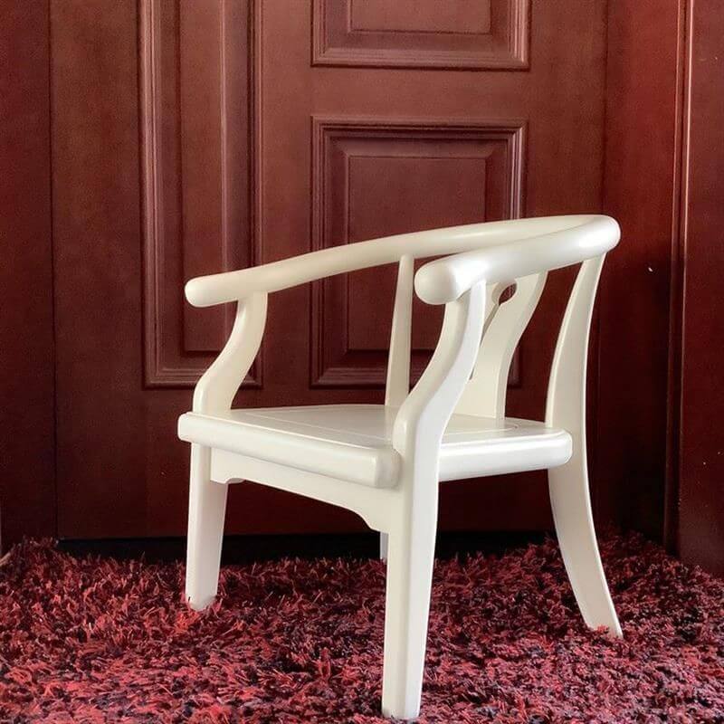 Modern Beige Wooden Chair for Kids - Stylish & Functional Design