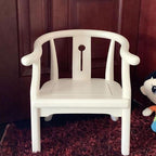 Modern Beige Wooden Chair for Kids - Stylish & Functional Design Main Product Image