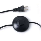 Modern Black and Gold Glass Floor Lamp with White Shades