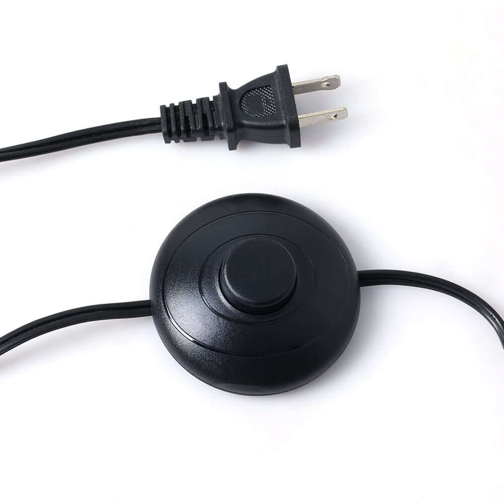 Modern Black and Gold Glass Floor Lamp with White Shades