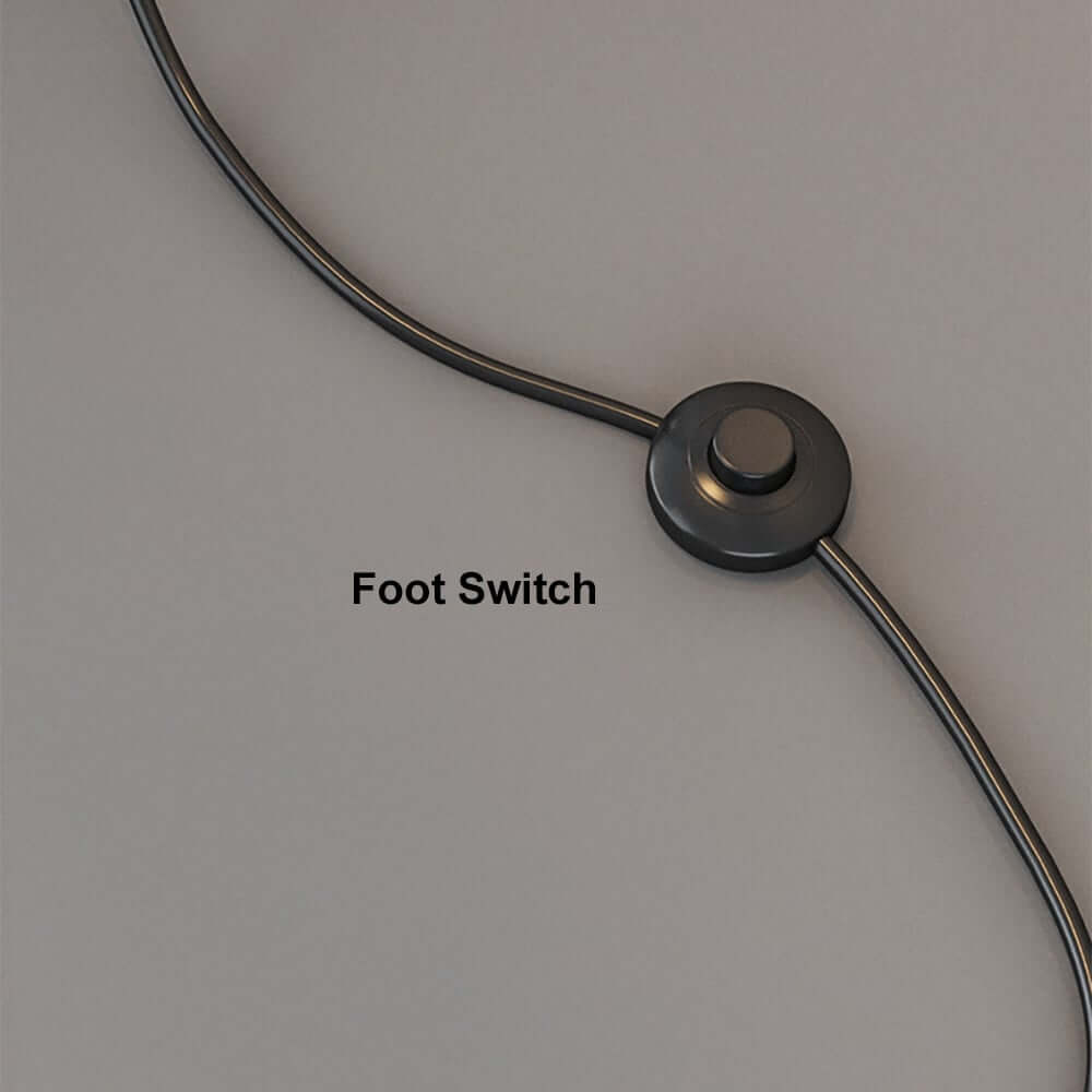 Modern Black and Gold Glass Floor Lamp with White Shades